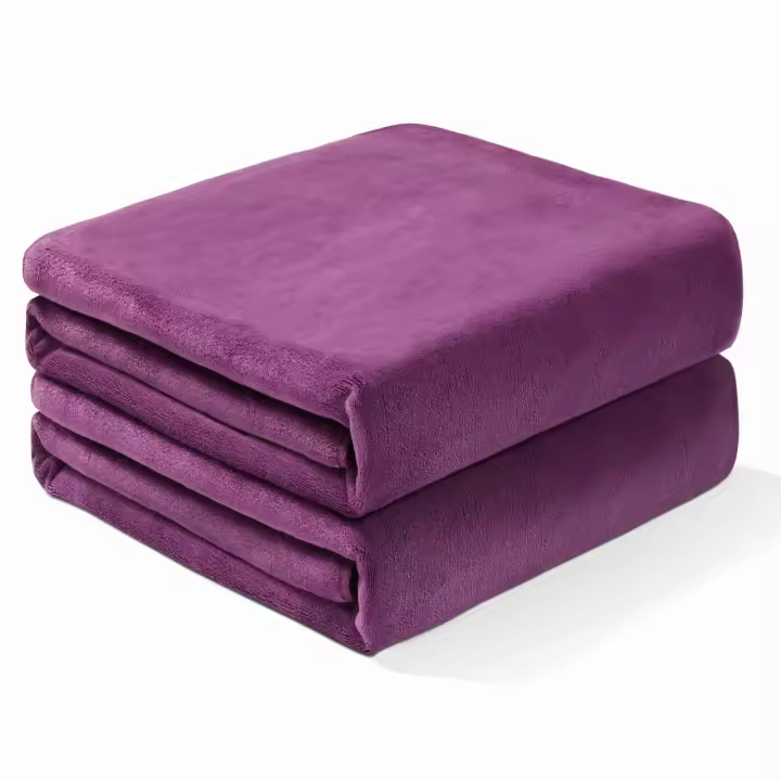 2 toallas de baño, toallas de baño de 80 x 180 cm, toallas grandes muy absorbentes para sauna, ducha, baño, hotel, viaje (ciruela) - 1