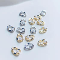 20Pcs Encantos De Uñas De Calidad Japonesa Diseño Irregular Con Perlas Doradas/Plateadas Aleación Para Decoración De Arte De Uñas - details 3