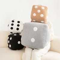 Cojín De Dados De Peluche Cubo De Dados Muñeco Relleno Juguete De Juego Decoración De Interiores Para Fiesta Suministros De Decoración Del Hogar Y Del Coche - details 8