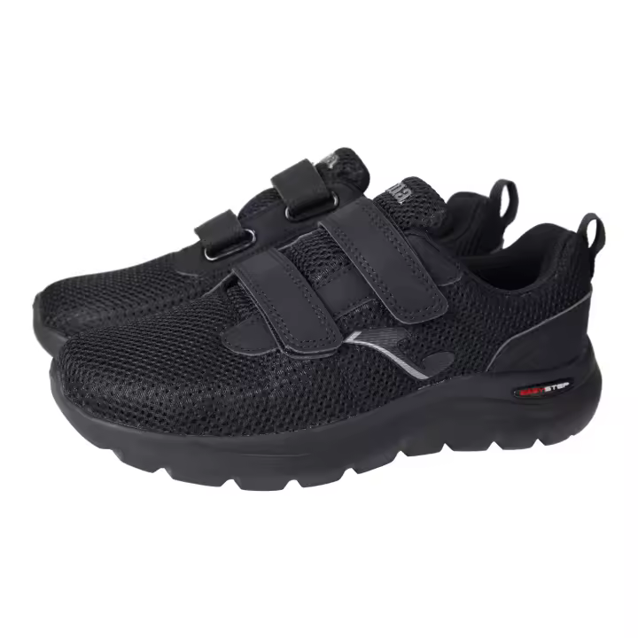 Deportivos marca JOMA para mujer en color negro. Deportivas running JOMA para mujer en color negro, con plantilla memory foam extraible y piso de goma que amortigua la pisada - 1