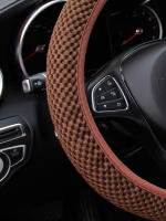 Cubierta De Volante De Coche Transpirable Masajeadora Para Todas Las Estaciones En Malla Negra Accesorio Comfort Para Mujeres - details 8