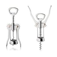 Abreventanas De Acero Inoxidable Para Vino Tipo Alas Sommelier Herramienta De Apertura De Botellas Con Retirador De Tapa De Vidrio - details 3