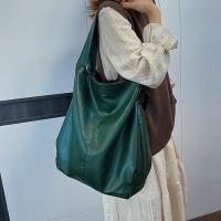 Bolso De Mano Grande Para Mujer Capacidad Grande Bolso Cruzado De Hombro Suelto Estilo Retro Casual Tote Bolsos De PU Con Lining De Poliéster - details 5