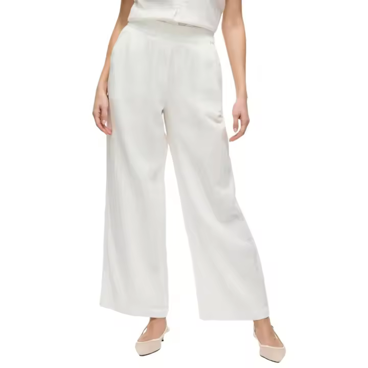 VILANIA HW WIDE PANTS Snow White - 1