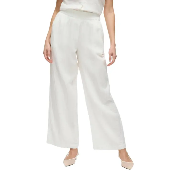 VILANIA HW WIDE PANTS Snow White - 1