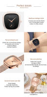 Reloj De Mujer Lujo Simple Multifuncional Movimiento De Barra Resistente Al Agua Cuarzo Regalo Para Mujer Relogios Feminino - details 7