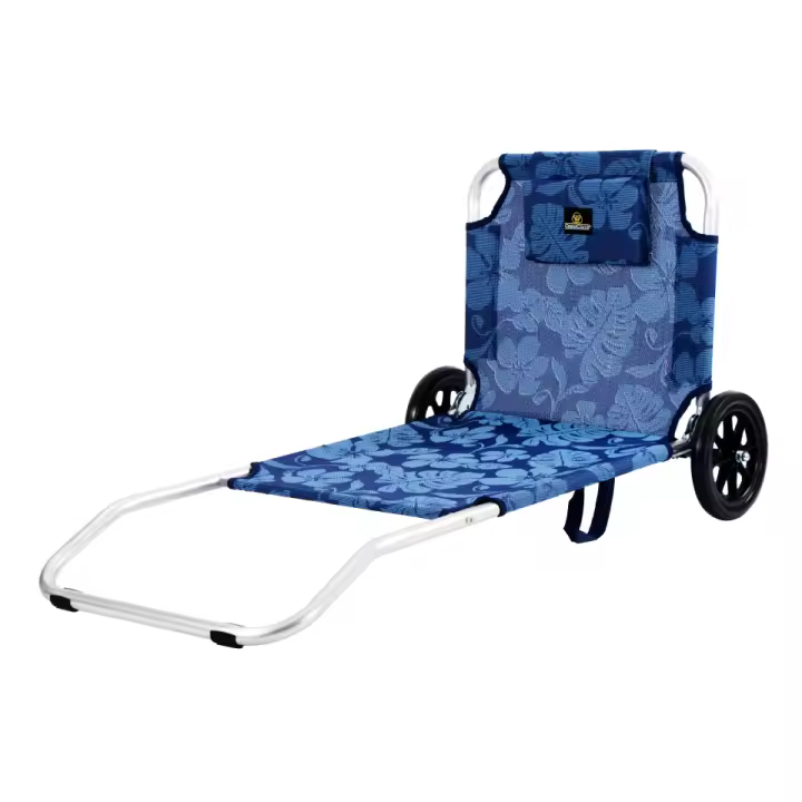 Silla CARRITO 5001 (Flowers) - 6 Posiciones - Portátil - Resistente Al Sol y Al Agua - CREVICOSTA QUALITY MARK MARCAS DE CALIDAD - 1