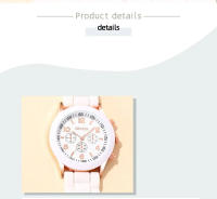Reloj De Cuarzo Para Hombres Y Mujeres De Moda Simple Con Correa De Silicona Reloj De Pulsera Negocios Casual Plata 4 Piezas - details 5