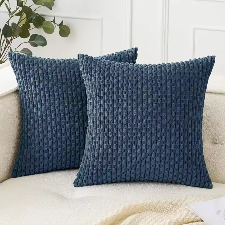Funda De Cojín Decorativa 45x45cm Alta Calidad Para Decoración De Sala De Estar Funda De Almohada Para Sofá Estilo Sencillo Técnica Tejida Material Poliéster/Celulosa - 1