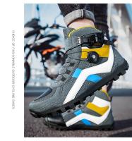 Botas De Motocicleta Ultrafinas Transpirables Antideslizantes Para Ciclismo Y Turismo Con Protección De Tornillo Material De Cuero Y Spandex - details 10