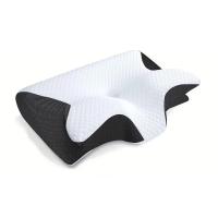 Almohada De Memoria Para El Cuello Con Forma De Mariposa 2 En 1 Almohada De Viaje Ergonómica Para El Descanso Del Cuello Y Espalda Cómoda Y Revestida De Poliéster - details 2