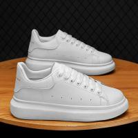 Zapatos De Cuero Blanco Para Hombre Zapatillas Deportivas Transpirables Plataforma Casual Para Caminar Y Correr Zapatos De Tenis Para Mujer - details 19