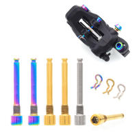 2Pcs Juego De Pastillas De Freno De Disco De Bicicleta Con Tornillo De Aleación De Titanio Para Calipero Accesorios De Ciclismo - details 6