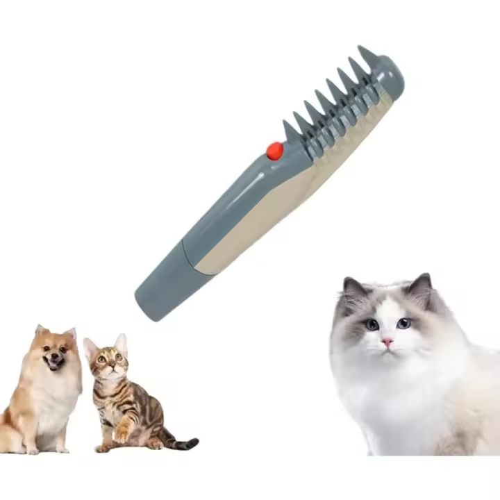 Peine eléctrico Petsboro Mataway, peine eléctrico Lifweb Mataway, peine eléctrico para mascotas, cortanudos, herramientas para el cuidado de perros y gatos, universal (1 unidad) - 1