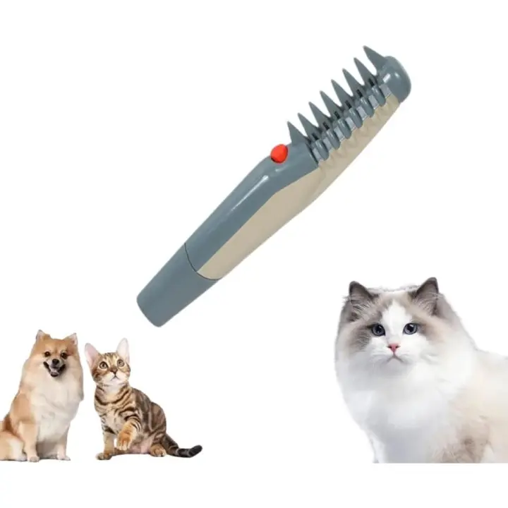 Peine eléctrico Petsboro Mataway, peine eléctrico Lifweb Mataway, peine eléctrico para mascotas, cortanudos, herramientas para el cuidado de perros y gatos, universal (1 unidad) - 1
