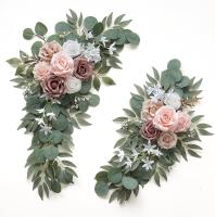 Kit De Arco De Flores Artificiales Blancas Románticas Para Boda Decoración De Casa Fiesta De Aniversario Decoración De Mesa De Novia Decoración De Invierno - details 1