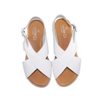 Sandalias Planas Mujer Color: Blanco, Negro y Marrón Talla: Marca: Sevillas Modelo: - details 1