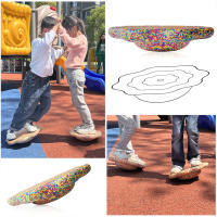 Tablero De Equilibrio Para Niños Entrenamiento Temprano De La Educación Del Jardín De Infantes Piedras Para Saltar Para Cruzar El Río Material De Goma Unisex - details 7
