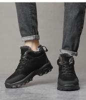 Botas De Nieve Para Hombre Invierno Con Pelo De Zorro Zapatos Deportivos Al Aire Libre 2023 Nuevo Calzado Cálido Para Hombre Botines Botas Hombre - details 15