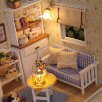 Kit De Carpintería DIY De Casa Miniatura Con Muebles Para Niños Regalo Educativo Para Desarrollar Habilidades Mano-Ojo - details 2