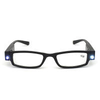 Gafas De Lectura LED Con Luz Para Hombres Y Mujeres Gafas De Moda Con Marco Completo +1.0 +1.5 +2.0 Hasta +4.0 Anti-reflejo Polícartón Unisex - details 4