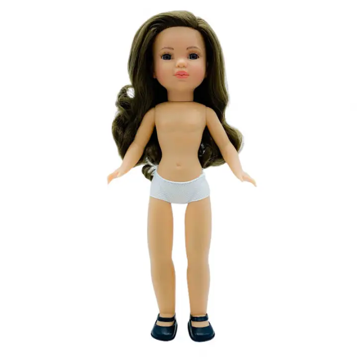 Muñeca colección Simona original 2021 desnuda de 40 cm edición limitada 100% vinilo. Fabricada en España por Folk Artesanía - 1