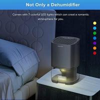 Deshumidificador doméstico para dormitorio, 350 ml/D, Pequeño, Mini, a prueba de humedad, Silencioso, con Pantalla LED de Colores. - details 0