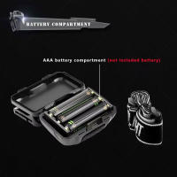 Linterna Frontal LED Mini Potente 3W Luz Blanca Roja 4 Modos Impermeable Torcha Cabeza Para Camping Caza Con Batería AAA - details 7