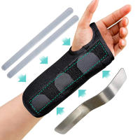 Mordaza De Muñeca Ajustable Para Tunnel Carpal Soporte Nocturno Con Splints Para Mano Derecha Soporte De Mano Para Artritis Y Tendinitis - details 1