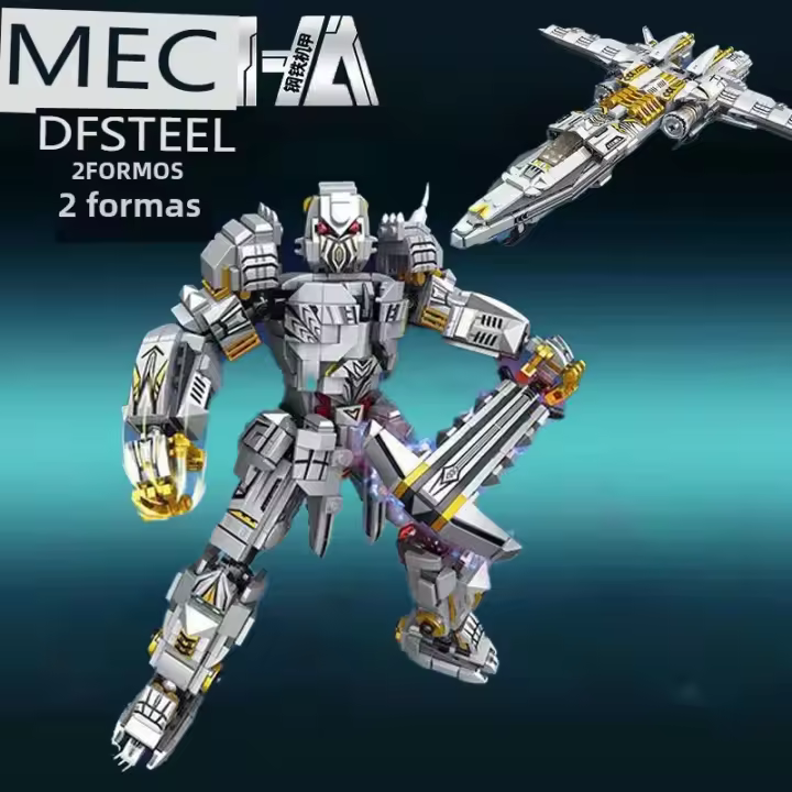 Bloques De Construcción De Dinosaurio Y Avión 1106 Piezas 2 En 1 Para Niños Juguetes Educativos Regalos Mecha De Período - 1