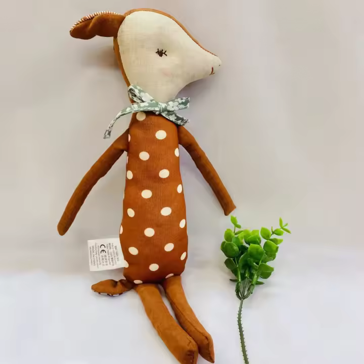 Muñeco De Peluche De 38cm De Cervo Decoración Para Hogar Juguete Suave Para Niños Compañero De Sueño Adorno Para Habitación - 1