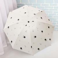 Parasol Portátil De Protección UV Resistente Al Viento Mini Sombrilla Negra Gruesa Para Proteger Del Sol Y Lluvia Móvil Al Aire Libre - details 13
