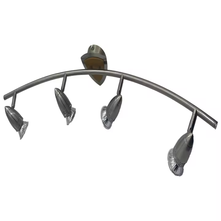 LED7- Aplique Acero y Madera de 4 cabezas 35-21HS1B-C4AA - Aplique de techo, Alta Eficiencia, Iluminación, Luz Interior, Luz Exterior, Luz Fría, Decoración, Ofertas de iluminación Herramientas, Tecnología de Iluminación, Lampara de techo, Electricidad - 1