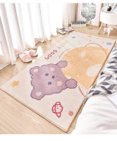 Alfombra para habitación de niños oso amapola, alfombras antideslizantes de juego con luz solar para dormitorios, tapete de dibujos animados para el suelo, guardarropa, decoración de dormitorio 80*160cm - details 8