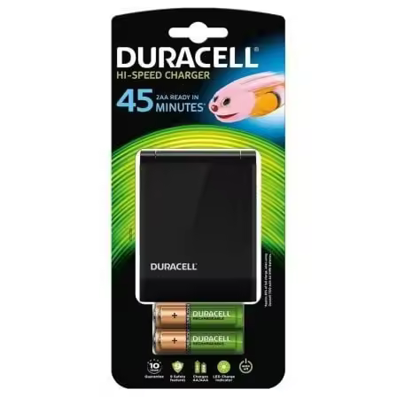 Cargador de Pilas Duracell CEF27EU-EU/ capacidad 2 pilas AA y AAA/ 2 Pilas AA y 2 AAA Incluidas - 1