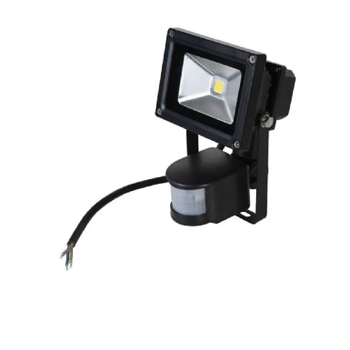 SIL 259800 SILVERLINE Foco proyector LED. Luz LED con máxima eficiencia energética. 700 lúmenes. Posición ajustable y sensor (PIR) con ángulo de detección de 180°. Sensibilidad ajustable hasta 10 m. - 1
