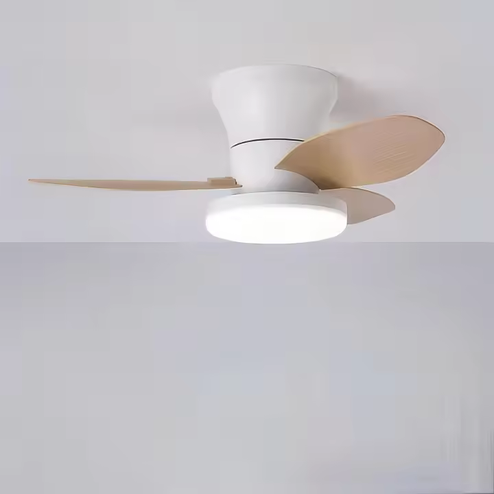 65-88cm Silencioso Luz Ventilador,Pequeño Luz Ventilador Techo with Mando a Distancia,3 LED light mode,6Velocidades - 1