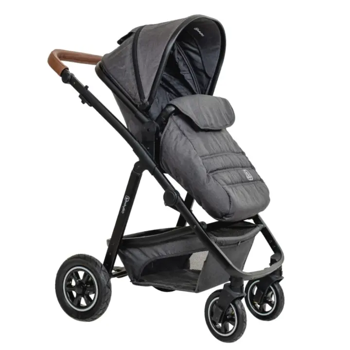 Carrinho De Bebé 3 In 1 babyGO Simplex 3 In 1 Air Grey Melange - 1