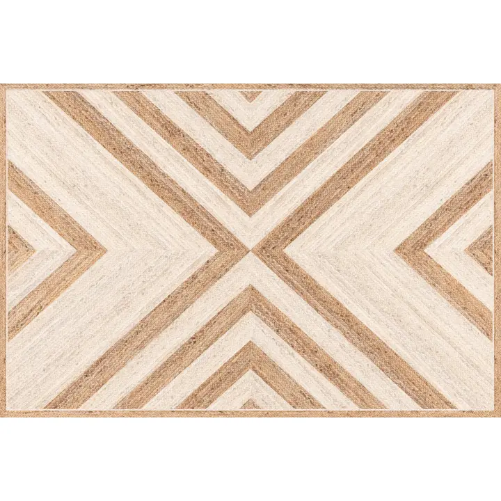 VINILIKO, Alfombra de vinilo Tahir Blanco, estilo textura impresa - 1