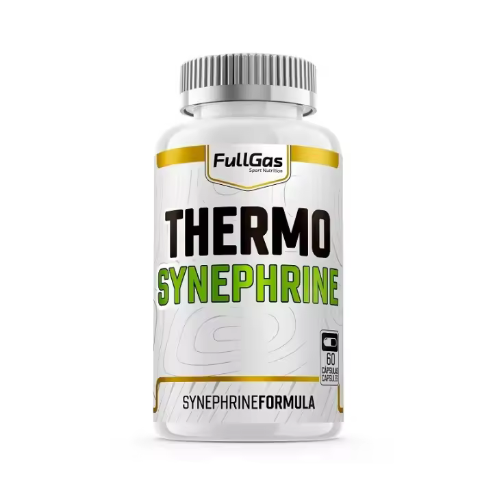 FULLGAS - THERMO SYNEPHRINE 20mg 60caps - La p-sinefrina es un protoalcaloide que se extrae de la naranja amarga (Citrus aurantium L.), THERMO SYNEPHRINE contiene 330mg de extracto seco de naranja amarga lo que equivale a 19,8mg de sinefrina - 1