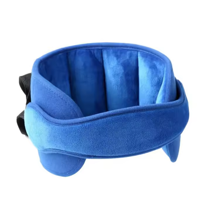 Correa para almohada para el cuello con soporte para la cabeza para asiento de automóvil para niños pequeños - Seguridad para niños y bebés Alivio para el cuello Soporte para la cabeza Correa para dormir con correa de almohada ajustable - 1