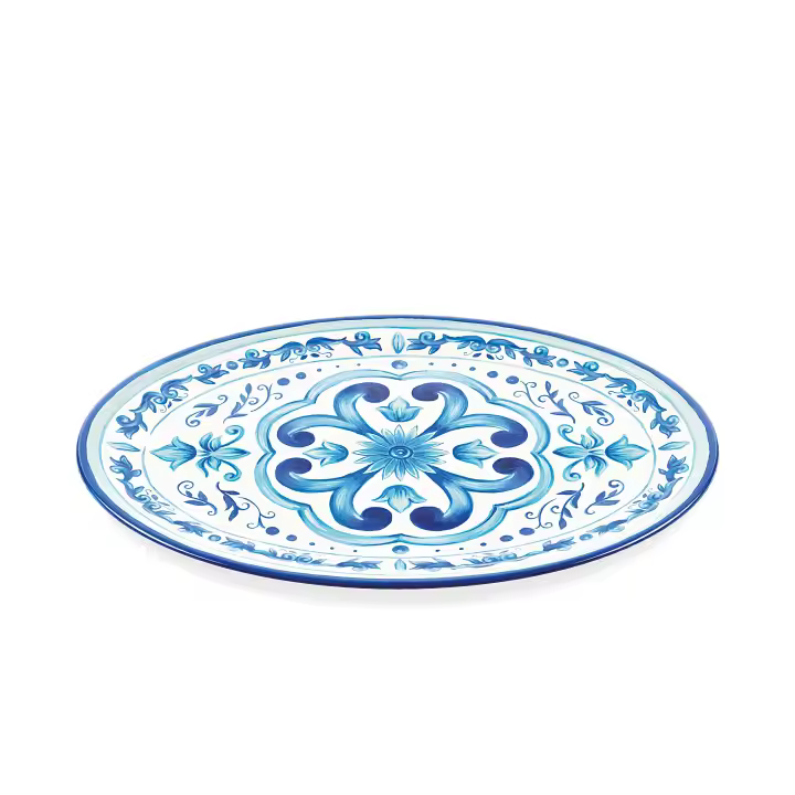 GUZZINI Bandeja Oval Grande Mesa De Melamina Decoración Blues Decor - 1