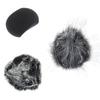 1Pc Cubierta De Espuma Para Micrófono ZOOM H5 H6 Protector De Viento De Peluche Accesorio Para Grabadora De Sonido - details 4