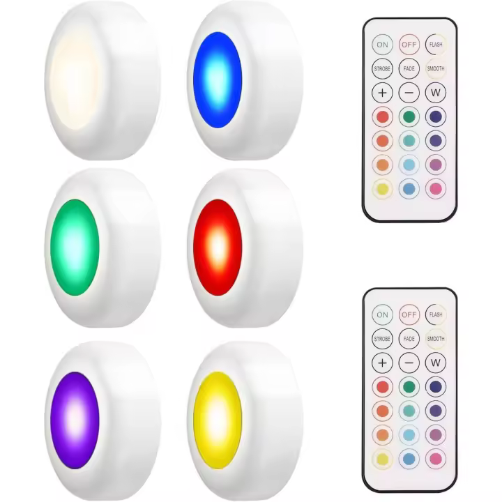 Lámpara LED Inalámbrica para Armaro Resistant Al Agua IP44 18W (paquete de 6) - 1