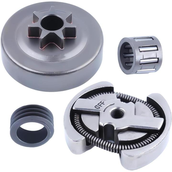 325-7T Sprocket Clutch Drum Kit for Husqvarna 36 41 136 137 141 142 Chainsaw Jonsered 2036 2040 CS2040, Spur Sprocket Clutch Drum Kit for Poulan 2775 PP4620AV PP4620AVX Rep 530048132