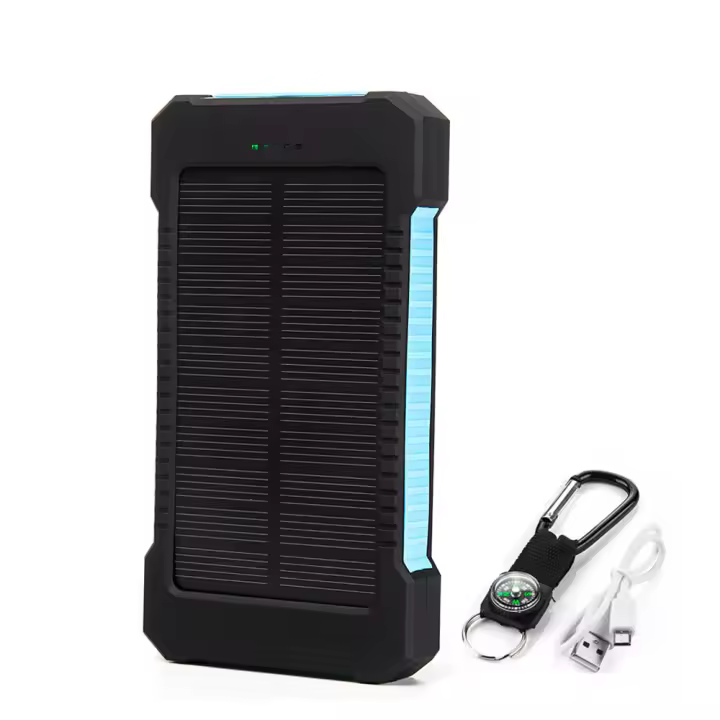 Nueva Energía Solar portátil de 8000mAh para Exterior, Peach Salvaje, Camping, energía de respaldo de Alta capacidad, Carga rápida, Energía Móvil [Kk] - 1