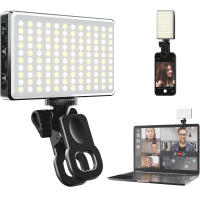 Luz De Autoefilado LED 120 LED 3000Mah Recargable Clip Luz De Teléfono Con 3 Modos De Iluminación Luz De Anillo Para Cámara De Teléfono iPad Laptop Fotografía Vlog - details 10