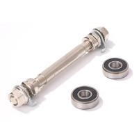 Juego De Eje Del Hub De Rueda Frontal Y Trasera Para Bicicleta De Montaña 140mm 180mm Con 2 Rodamientos Accesorios De Ciclismo - details 6