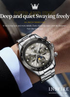 Reloj De Pulsera Mecánico OLEVS 6654 Para Hombre Lujo Cronógrafo Automático Resistente Al Agua Luminoso Marca Top Deportivo Con Fecha - details 3