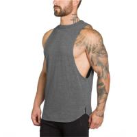 Chaleco Transpirable Para Hombre Color Sólido Verano Estilo Casual Cuello Redondo Absorbente De Humedad T-Shirt Deportiva - details 5